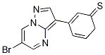 6-broMo-3-(3-thiophenyl)pyrazolo[1,5-a]pyriMidine Structure