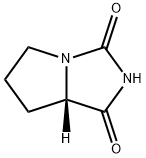 (S)-四氢-1H-吡咯并[1,2-C]咪唑-1,3(2H)-二酮 结构式