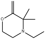 Morpholine,  4-ethyl-3,3-dimethyl-2-methylene- Struktur