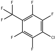 4-氯-2,3,5,6-四氟三氟甲基苯 结构式