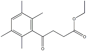 ETHYL 4-(2,3,5,6-TETRAMETHYLPHENYL)-4-OXOBUTANOATE Struktur