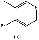 4-溴-3-甲基吡啶盐酸盐, 40899-37-4, 结构式