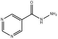 5-Pyrimidinecarboxylic acid, hydrazide (6CI,7CI,9CI) Struktur