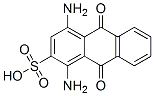 1,4-diamino-9,10-dihydro-9,10-dioxoanthracene-2-sulphonic acid 结构式