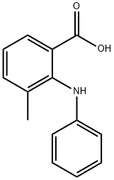 3-METHYL-2-PHENYLAMINO-BENZOIC ACID 结构式