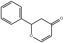 2-PHENYL-2,3-DIHYDRO-PYRAN-4-ONE Struktur