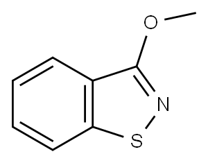 3-Methoxy-1,2-benzisothiazole Structure
