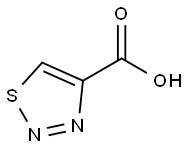 1,2,3-噻重氮-4-羧酸 结构式