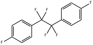 1,2-二(4'-氟代苯基)-1,1,2,2,-四氟乙烷 结构式