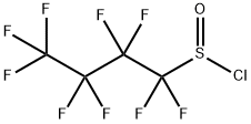 ノナフルオロ-1-ブタンスルフィニルクロリド 化学構造式