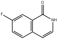 7-氟-1-异喹啉酮, 410086-27-0, 结构式