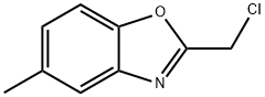 2-(クロロメチル)-5-メチル-1,3-ベンズオキサゾール 化学構造式