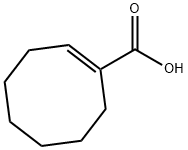 (1E)-cyclooctene-1-carboxylic acid 结构式