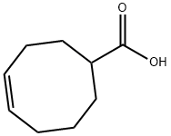 4-シクロオクテン-1-カルボン酸 化学構造式