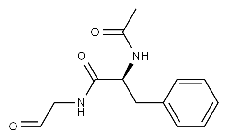 N-acetylphenylalanylglycinal Structure