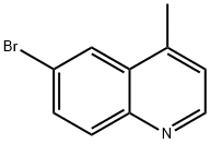 6-溴-4-甲基喹啉 结构式
