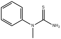 N-甲基-N-苯基硫脲 结构式