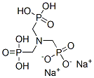 disodium tetrahydrogen [nitrilotris(methylene)]trisphosphonate Structure