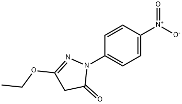 3-Ethoxy-1-(4-nitrophenyl)-2-pyrazolin-5-one Structure
