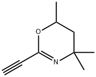 4H-1,3-Oxazine, 2-ethynyl-5,6-dihydro-4,4,6-trimethyl- (9CI) 结构式