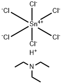 triethylammonium hexachlorostannate(2-) 结构式