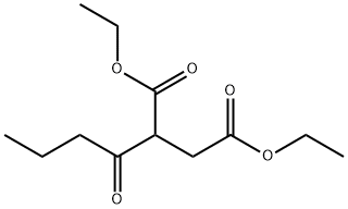 diethyl (1-oxobutyl)succinate 结构式