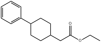 2-(4-苯基环己基)乙酸乙酯 结构式