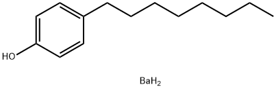 barium bis(p-octylphenolate) Struktur