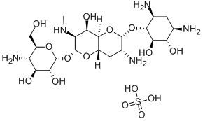 硫酸安普霉素, 41194-16-5, 结构式