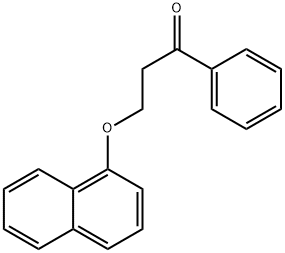 3-(1-Naphthalenyloxy)propiophenone Struktur