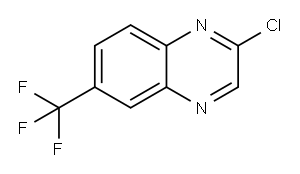 2-chloro-6-(trifluoromethyl)quinoxaline Structure