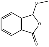 3-メトキシイソベンゾフラン-1(3H)-オン 化学構造式