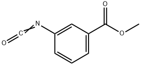 3-羧甲氧基苯基异氰酸酯 结构式
