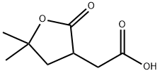 2-(5,5-二甲基-2-氧氧杂环戊烷-3-基)乙酸 结构式
