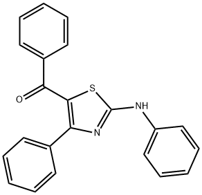 PHENYL-(4-PHENYL-2-PHENYLAMINO-THIAZOL-5-YL)-METHANONE Structure