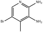 5-ブロモ-4-メチルピリジン-2,3-ジアミン 化学構造式