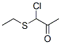 2-Propanone,  1-chloro-1-(ethylthio)- Structure