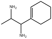 1,2-Propanediamine,  1-(1-cyclohexen-1-yl)- Structure