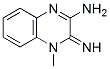 2-Quinoxalinamine,3,4-dihydro-3-imino-4-methyl-(9CI) Structure