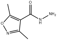 4-Isoxazolecarboxylicacid,3,5-dimethyl-,hydrazide(9CI) Structure