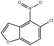 5-CHLORO-4-NITRO-1-BENZOFURAN Structure