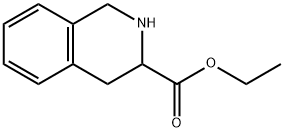 1,2,3,4-四氢异喹啉-3-羧酸乙酯 结构式