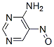 4-Pyrimidinamine, 5-nitroso- (9CI) Structure