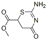 4H-1,3-Thiazine-6-carboxylicacid,2-amino-5,6-dihydro-4-oxo-,methylester Structure