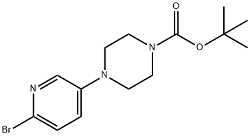 tert-butyl 4-(6-bromopyridin-3-yl)piperazine-1-carboxylate Structure