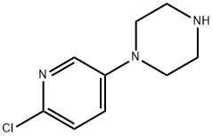 1-(6-Chloro-3-pyridyl)piperazine Structure