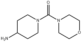 1-(4-morpholinylcarbonyl)-4-piperidinamine(SALTDATA: HCl) Structure