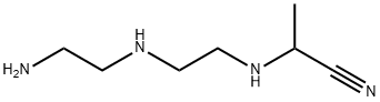 2-[[2-[(2-アミノエチル)アミノ]エチル]アミノ]プロピオノニトリル 化学構造式