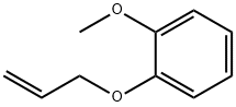 (2-メトキシフェニル)アリルエーテル 化学構造式
