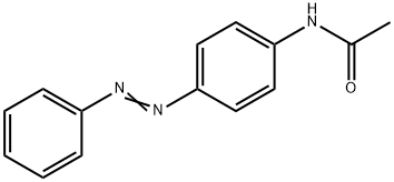 N-[4-(フェニルアゾ)フェニル]アセトアミド 化学構造式